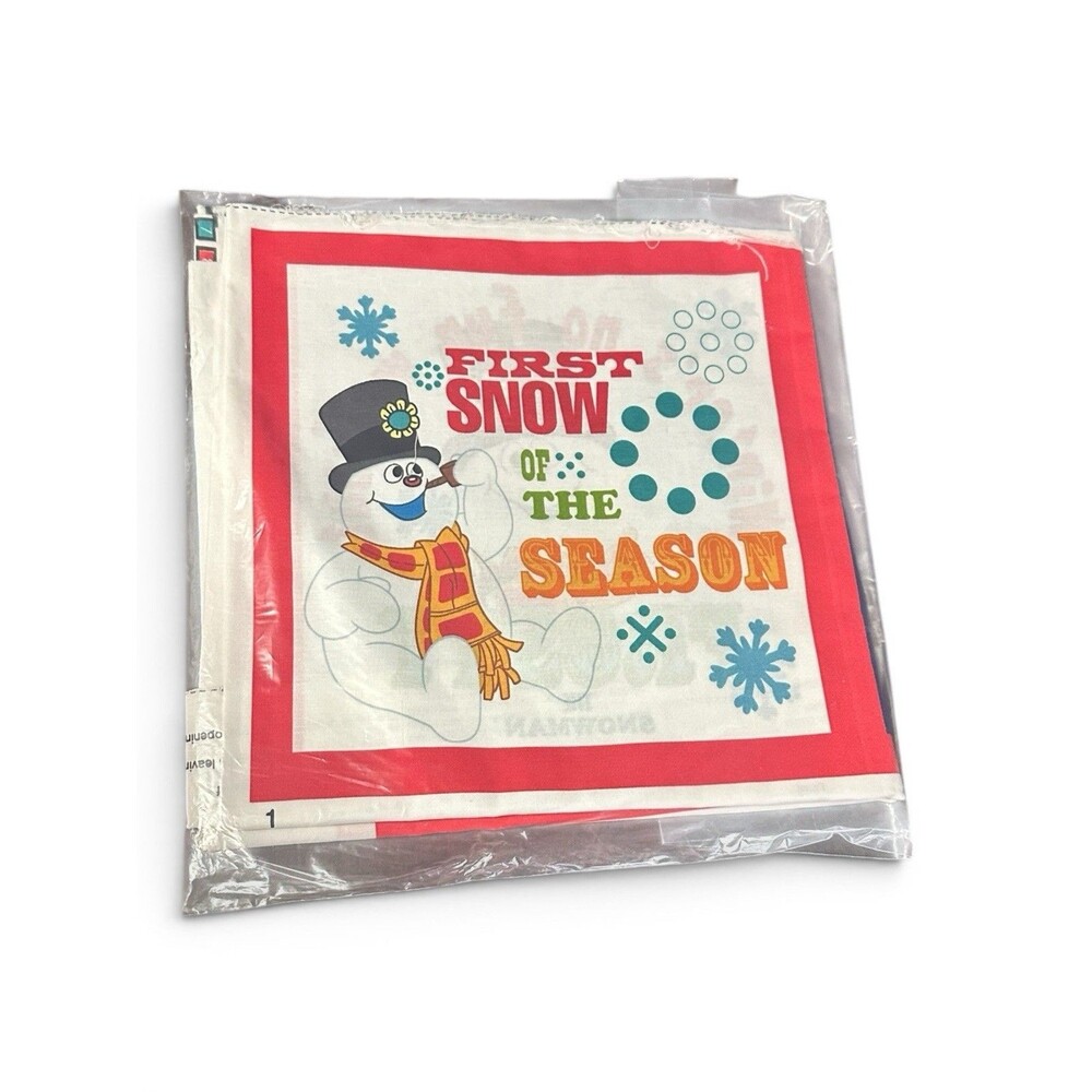 Quilting Treasures "Frosty The Snowman" Holiday Book Fabric Panel Sewing 186